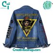 Alice Cooper �Coop�s Nightmare� 50th Anniversary Hoodless Or Hooded Denim Jacket HG