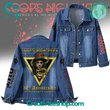 Alice Cooper �Coop�s Nightmare� 50th Anniversary Hoodless Or Hooded Denim Jacket HG