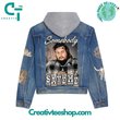 Jelly Roll �Somebody Save Me� Hooded Hoodless Or Hooded Denim Jacket HG