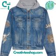 Jelly Roll �Somebody Save Me� Hooded Hoodless Or Hooded Denim Jacket HG