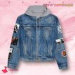 Pretenders Ill Stand By You Jean Hooded Hoodless Or Hooded Denim Jacket HG