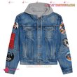 The Black Crowes Happiness Bastard Jean Hooded Hoodless Or Hooded Denim Jacket HG
