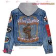 The Black Crowes Happiness Bastard Jean Hooded Hoodless Or Hooded Denim Jacket HG