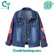 Delta Sigma Theta Sorority Inc  Hoodless Or Hooded Denim Jacket HG