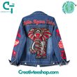 Delta Sigma Theta Sorority Inc  Hoodless Or Hooded Denim Jacket HG