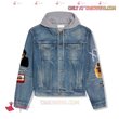 The Weeknd Songs Blinding Lights Save Your Tears After Hours Jean Hooded Hoodless Or Hooded Denim Jacket HG