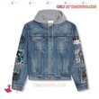 Roman Reigns Head Of The Table Jean Hooded Hoodless Or Hooded Denim Jacket HG