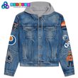 EDOL Nation Hockey Hoodie Hooded Hoodless Or Hooded Denim Jacket HG