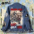 The Walking Dead Don�t Open Dead Inside Hooded Hoodless Or Hooded Denim Jacket HG