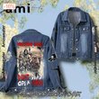 The Walking Dead Don�t Open Dead Inside Hooded Hoodless Or Hooded Denim Jacket HG
