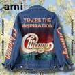 Chicago Youre The Inspiration  Hooded Hoodless Or Hooded Denim Jacket HG