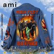 Five Finger Death Punch Rock Fest 2025 Hooded Hoodless Or Hooded Denim Jacket HG