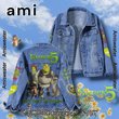 Shrek 5 Can�t Today I�m Swamped  Hooded Hoodless Or Hooded Denim Jacket HG