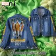 Indiana Pacers Eastern Conference Champions 2025 Hooded Hoodless Or Hooded Denim Jacket HG