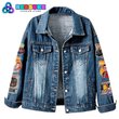 Back to the Future 40th Anniversary 2025  Hooded Hoodless Or Hooded Denim Jacket HG