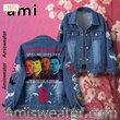 Shinedown Dance Kid Dance Tour 2025 Signatures Hooded Hoodless Or Hooded Denim Jacket HG