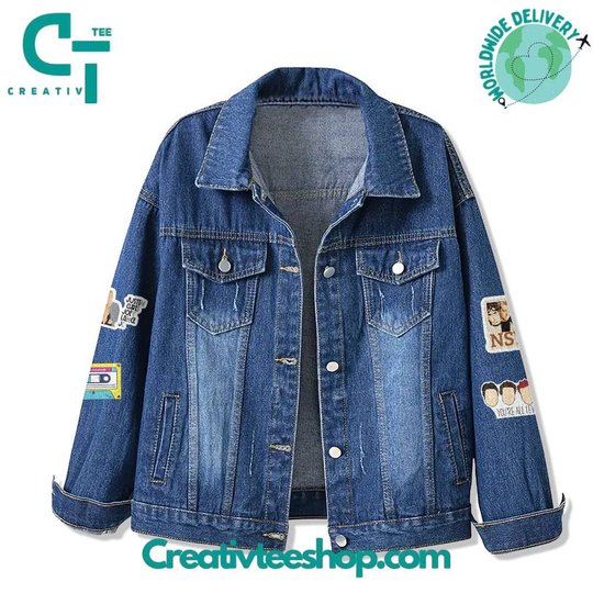 New Kids on the Block �Step By Step� Hoodless Or Hooded Denim Jacket HG