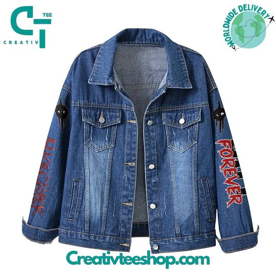 Alice Cooper �Coop�s Nightmare� 50th Anniversary Hoodless Or Hooded Denim Jacket HG