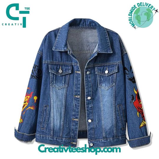Insane Clown Posse �Trust Me I�m A Juggalo� Hoodless Or Hooded Denim Jacket HG