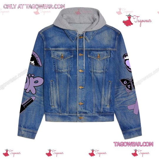 Olivia Rodrigo Blood Sucker Fame Fcker Jean Hooded Hoodless Or Hooded Denim Jacket HG