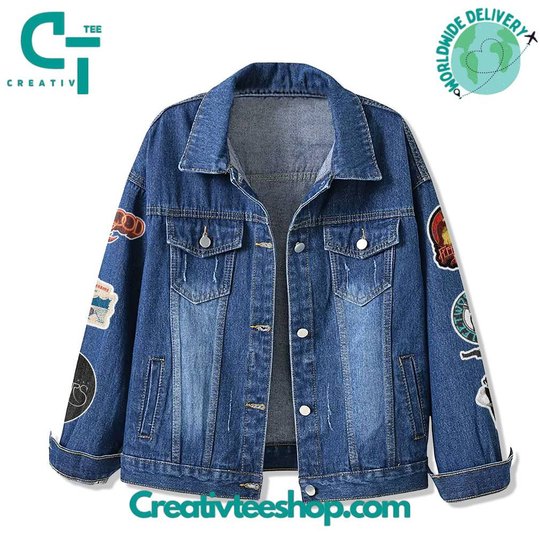 Fleetwood Mac 58th Anniversary �Thank You For Memories� Hoodless Or Hooded Denim Jacket HG