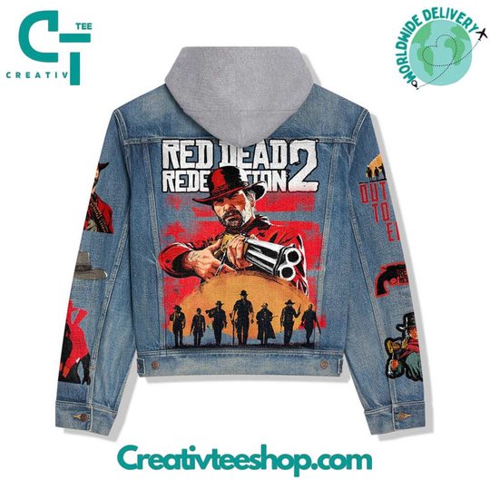 Red Dead Redemption 2 Hooded Hoodless Or Hooded Denim Jacket HG