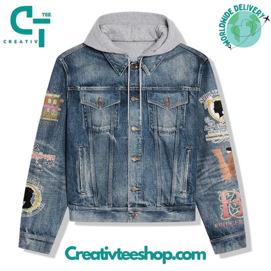 Bridgerton I Get My Tea From Lady Whistledown Hooded Hoodless Or Hooded Denim Jacket HG