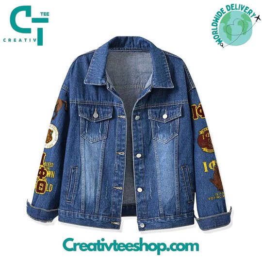 Iota Phi Theta 1963 Special Hoodless Or Hooded Denim Jacket HG