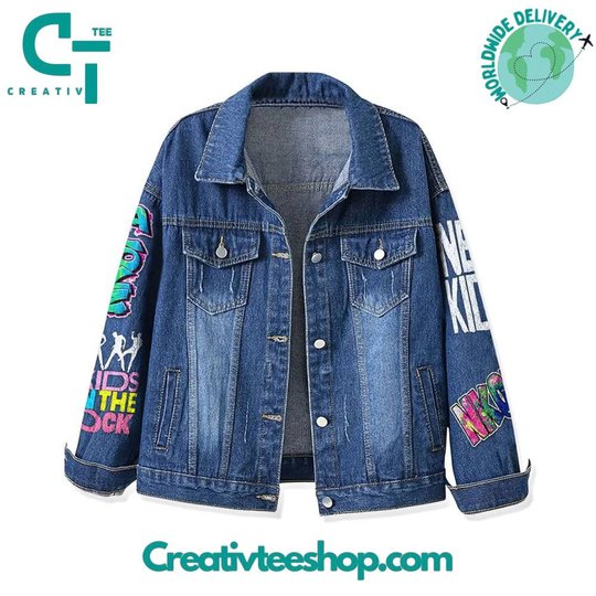 New Kids on The Block �The Right Stuff Tour 2025� Hoodless Or Hooded Denim Jacket HG
