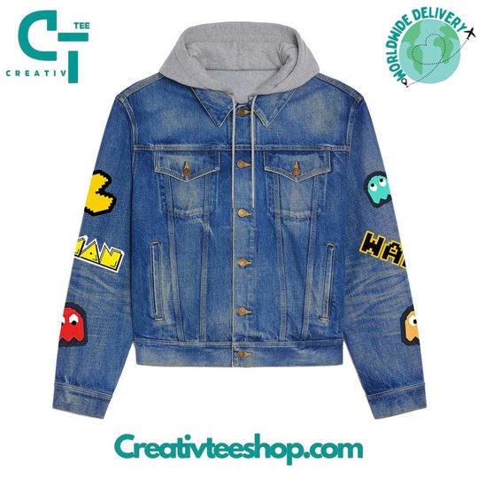 PACMAN Hooded Hoodless Or Hooded Denim Jacket HG