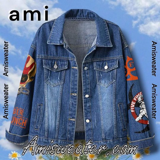Five Finger Death Punch Rock Fest 2025 Hooded Hoodless Or Hooded Denim Jacket HG