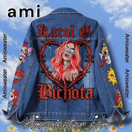 Karol G Bichota Hooded Hoodless Or Hooded Denim Jacket HG