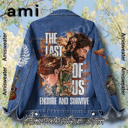 The Last Of Us Endure And Survive Hooded Hoodless Or Hooded Denim Jacket HG