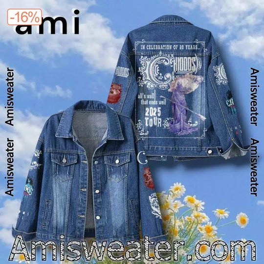 Chiodos In Celebration Of 20 Years 2025 Tour Hooded Hoodless Or Hooded Denim Jacket HG