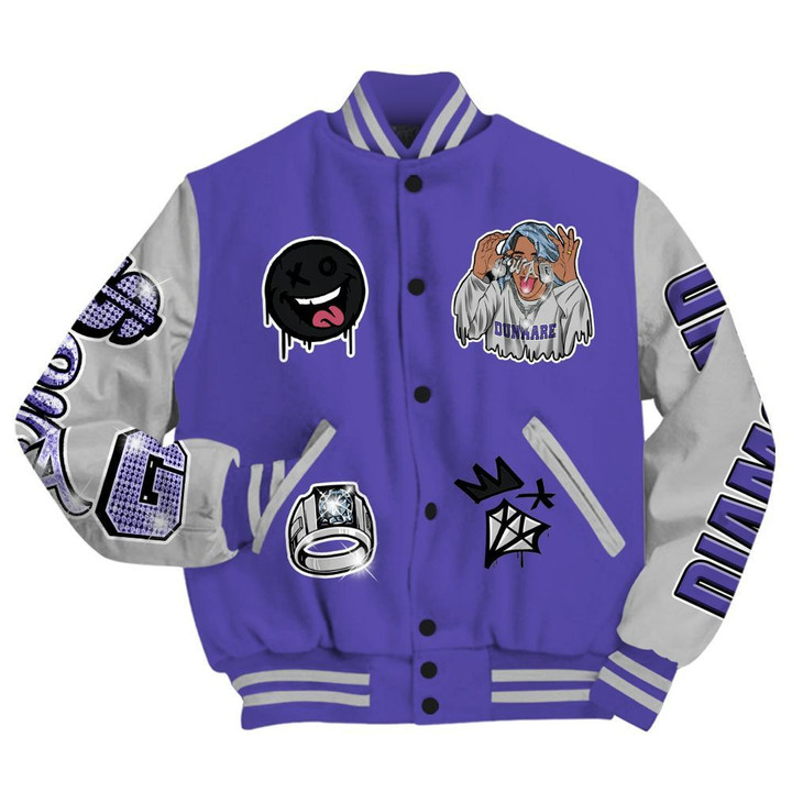 Retro Concord 5s Varsity Jacket - Pressures Makes Dunkare All Over Print Basebal Jackets - Xtrendingprint