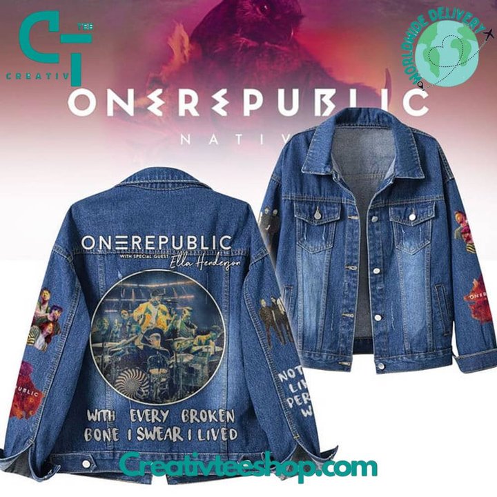 OneRepublic Native Special  Hoodless Or Hooded Denim Jacket HG