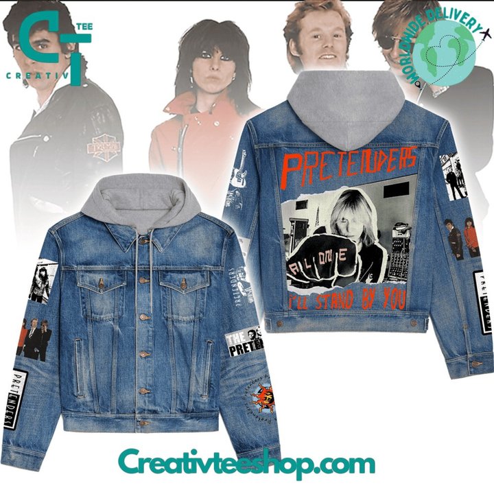 The Pretenders Hooded Hoodless Or Hooded Denim Jacket HG