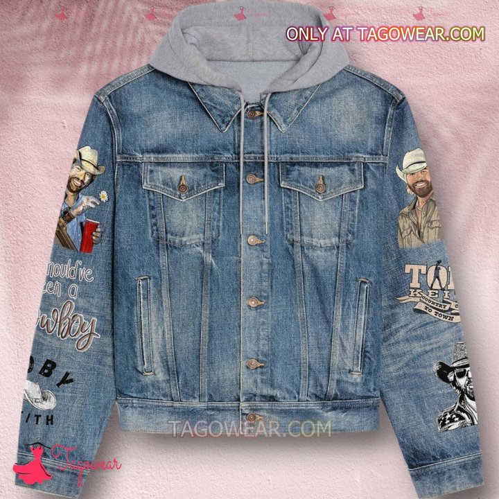 Toby Keith Hate Me If You Want To Love Me If You Can Jean Hooded Hoodless Or Hooded Denim Jacket HG