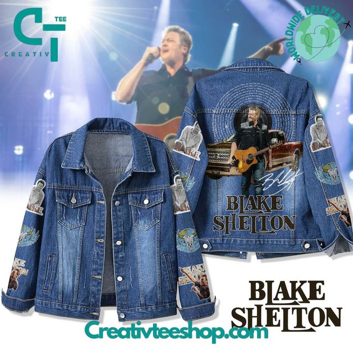 Blake Shelton Signature Special Hoodless Or Hooded Denim Jacket HG