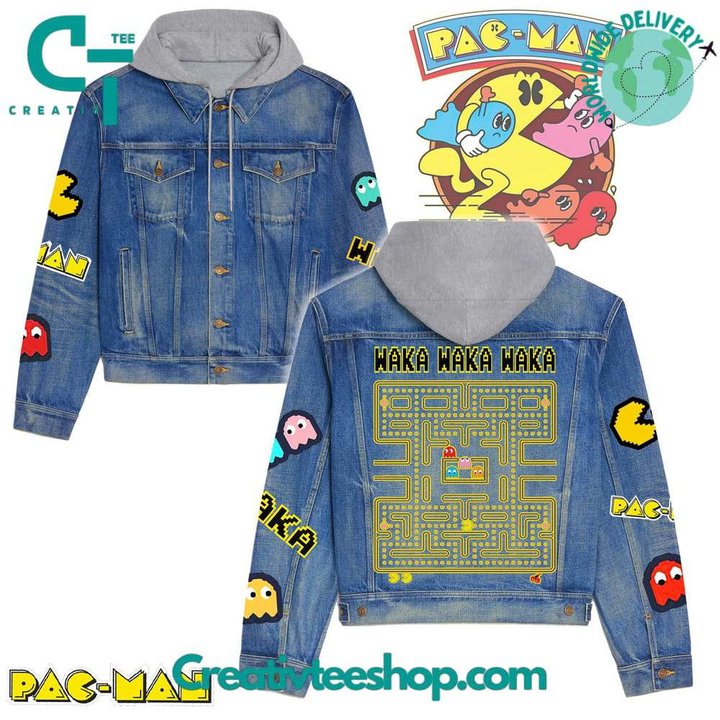 PACMAN Hooded Hoodless Or Hooded Denim Jacket HG