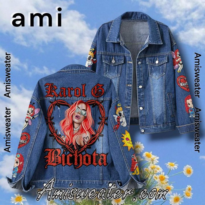 Karol G Bichota Hooded Hoodless Or Hooded Denim Jacket HG