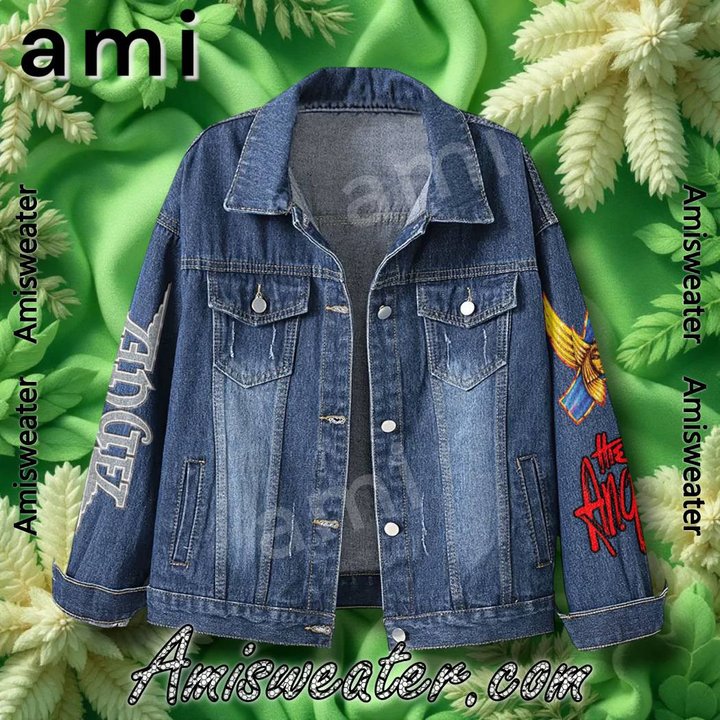 Angel 50th Anniversary 1975-2025 Hooded Hoodless Or Hooded Denim Jacket HG