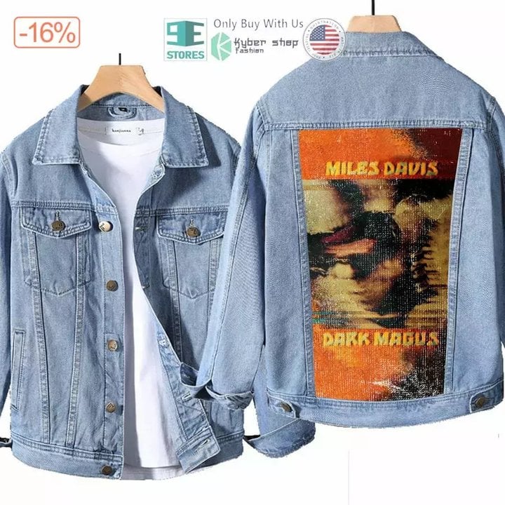 NEW Miles Davis Dark Magus Album Hoodless Or Hooded Denim Jacket HG