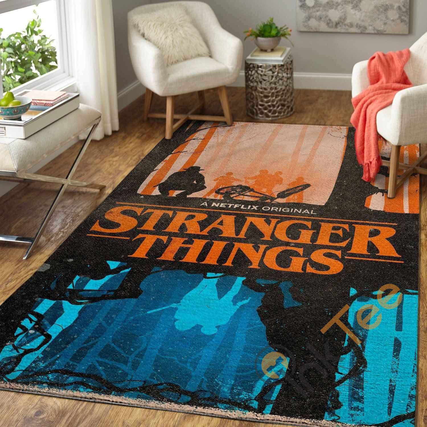 Stranger Things 3D Area Rug Living Room And Bed Room Home Decor Carpet ...
