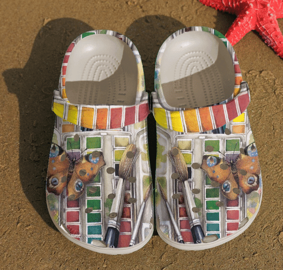 Clogs Good Color Painting Color Palette Classic Clogs Shoes - Dadturtle