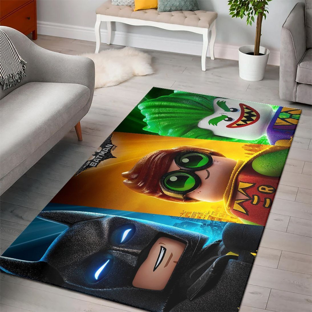 The Batman Riddler Rug The Lego Batman Movies Collection Area Rug - Living Room - Custom Size ...