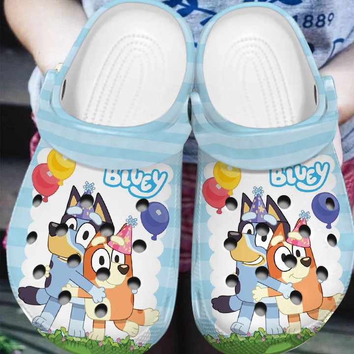 Happy Birthday With Bluey And Bingo Clogs - Dadturtle
