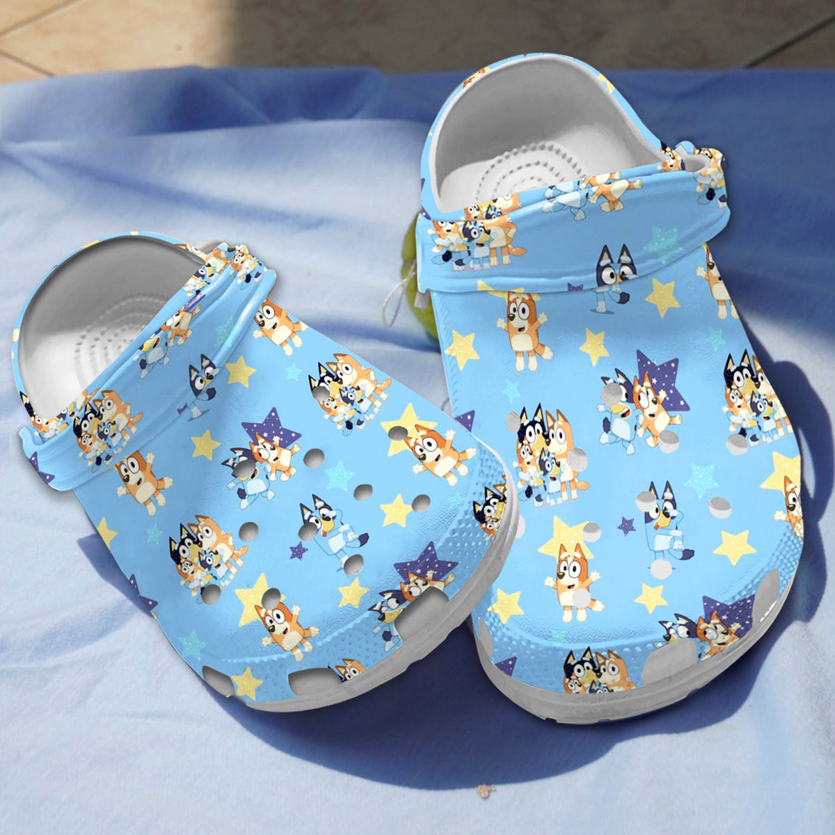 New Bluey Blue Clogs For Kids & Adults - Dadturtle