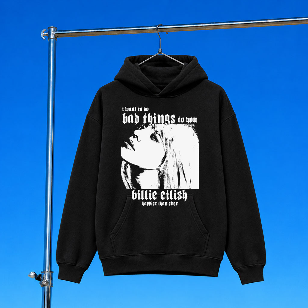 Billie Eilish Merch 2026 Bad Things Hoodie Billie Eilish Hoodie Gifts For Music Lovers