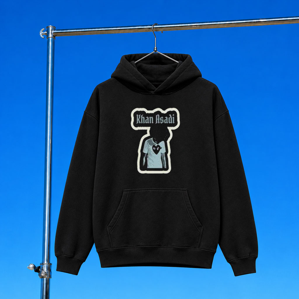Khan Asadi Merch 2026 Khan Asadi Sticker Hoodie Best Gifts For Fans
